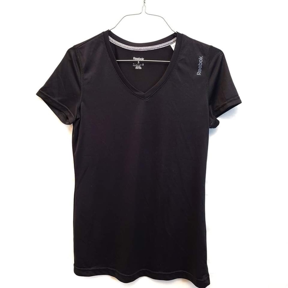 NWOT Reebok Women Training Workout Ready Black Tee